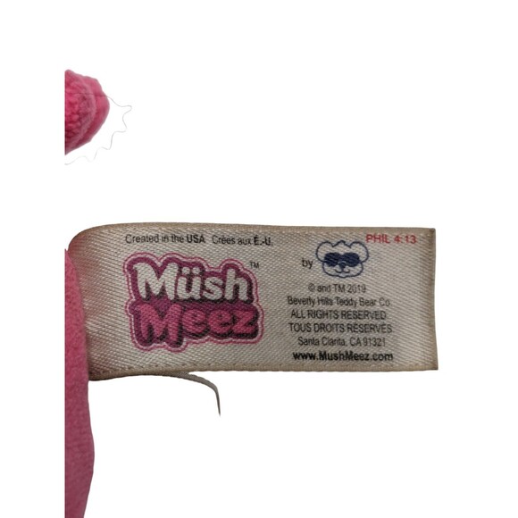 Mushmeez Squeezamals, Squishy, Moldable Plush, Stuffed Animal 6" Olivia Owl Pink - Picture 2 of 12